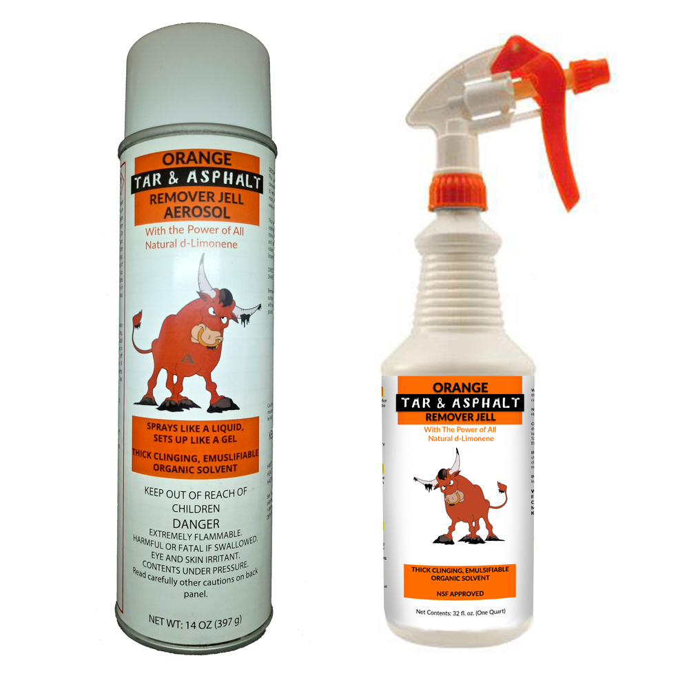 Orange Tar & Asphalt Remover Jell Bullseye Products LLC